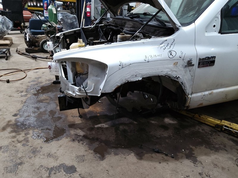 Driver Fender Front Chassis Cab Fits 06-10 DODGE 3500 PICKUP 309318