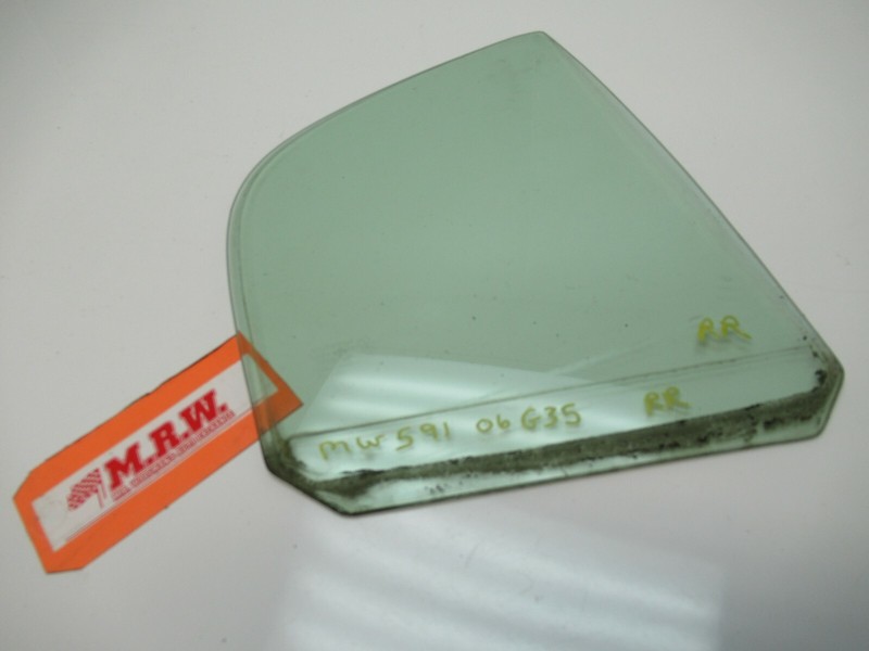 DOOR VENT GLASS WINDOW SEDAN RIGHT REAR RR RH SMALL for 03 04 05 06 INFINITI G35