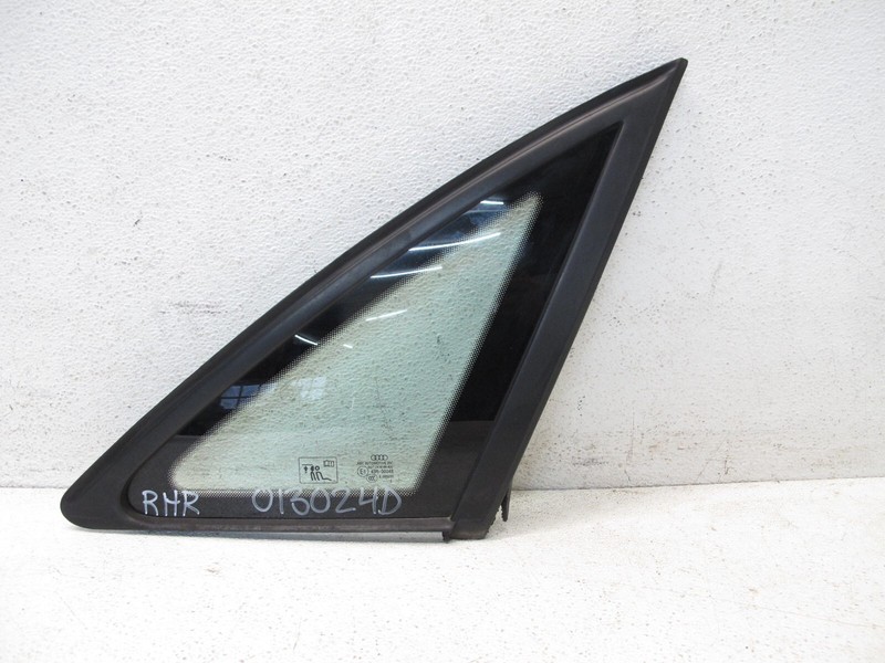 09-16 AUDI B8 A4 S4 RS4 SEDAN REAR RIGHT PASSENGER QUARTER WINDOW GLASS OEM 0130