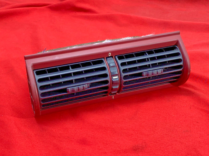 96-02 BMW E36 Z3 M Dashboard Center Fresh Air A/C Vent Grille Trim Red 94K! OEM✅
