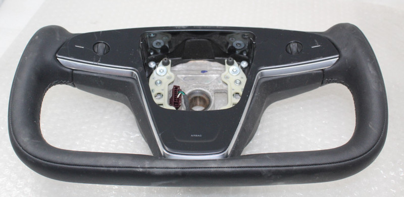 2021-25 Tesla Model S X Yoke Type Steering Wheel Factory 1965131-00-C OEM