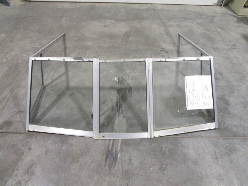 1984 Glastron SSV167 16' Boat Windshield Window Glass Walk Through 62"
