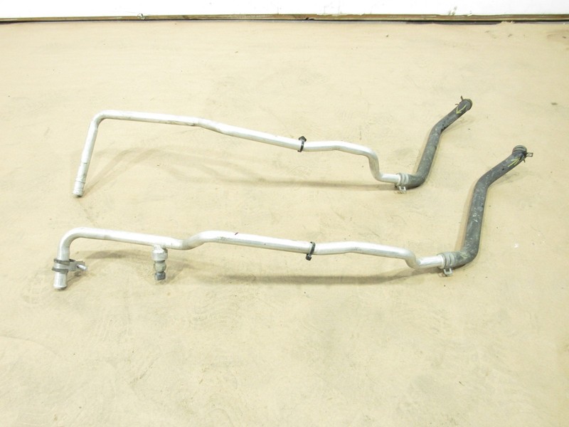 11 12 Fisker Karma 2012 2.0L Radiator Coolant Hose Pipe Line Set 2 Pcs Pair |@2