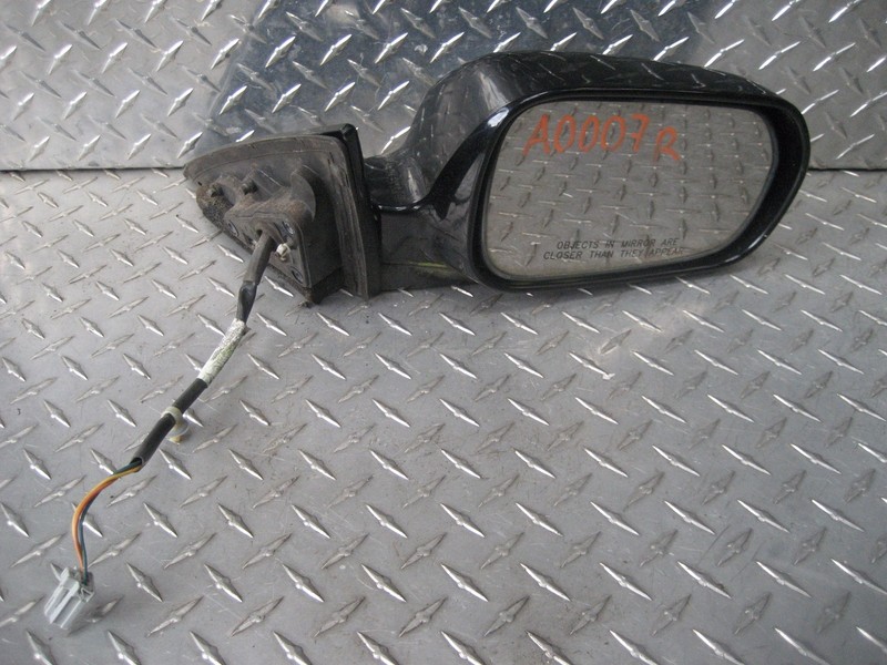 99 00 01 02 HONDA ACCORD RIGHT PASSENGER SIDE VIEW MIRROR ASSEMBLY PAINTED BLACK