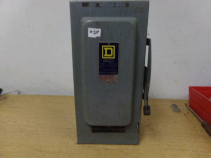 Square D H362 Series E1 Safety Switch 60A Type 1 Enclosure *FREE SHIPPING*