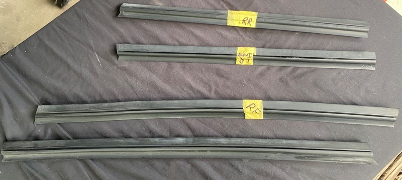 00-08 jaguar s type Weather Strip Inner Molding Trim window seal LH RH driver P