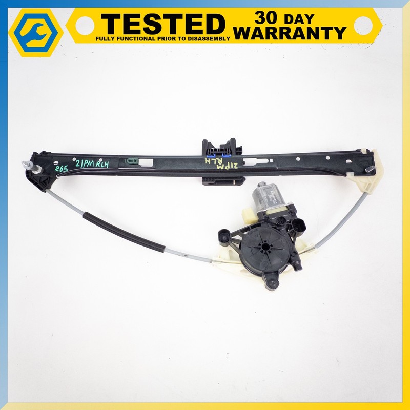 15-24 PORSCHE MACAN REAR LEFT SIDE DOOR WINDOW REGULATOR W/ MOTOR OEM