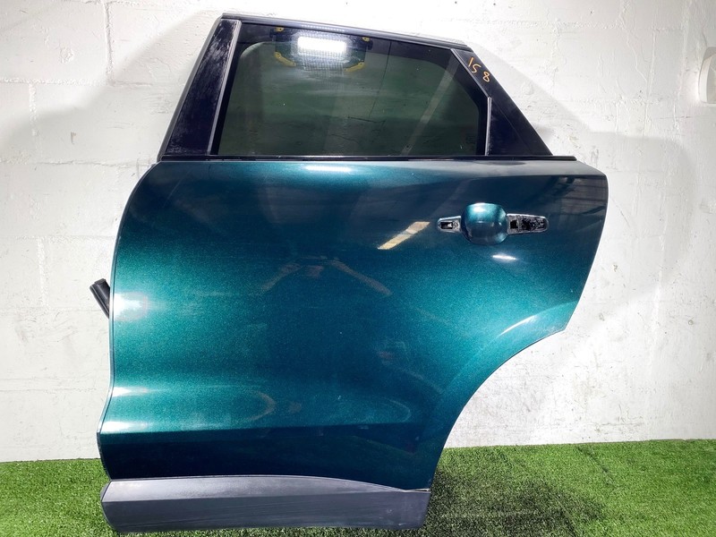 17-23 JAGUAR F-PACE REAR LEFT LH DRIVER SIDE DOOR SHELL SKIN PANEL W/ GLASS OEM