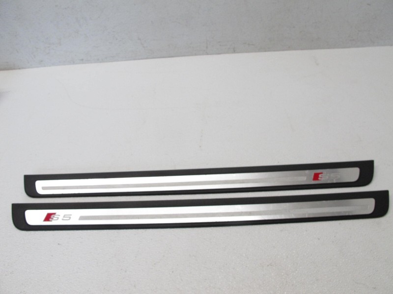 AUDI S5 08-17 8T A5 DOOR SILL PANEL SCUFF PLATE TRIM COVER LEFT RIGHT OEM 121923