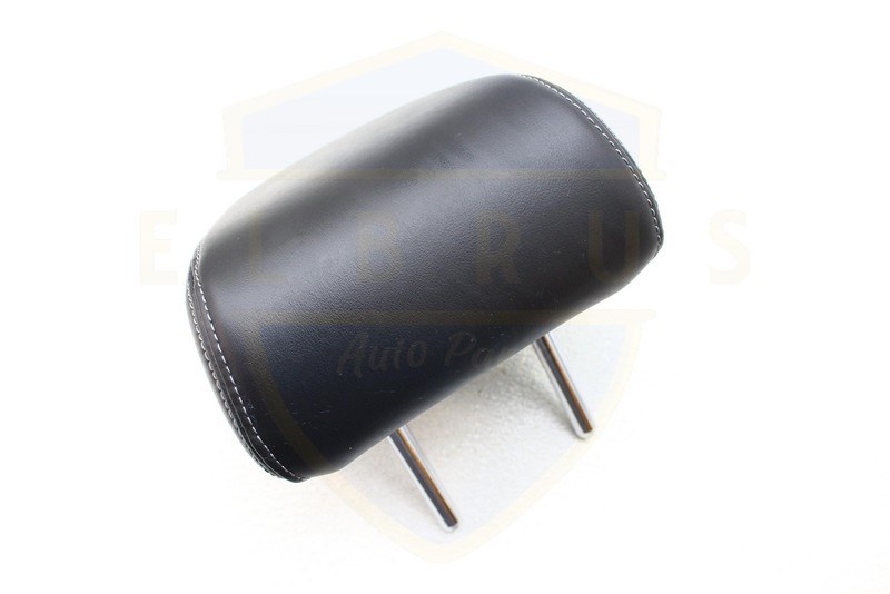 2014-2024 INFINITI Q50 REAR CENTER LEATHER HEADREST W/ SPLIT W/O RED SPORT BLACK