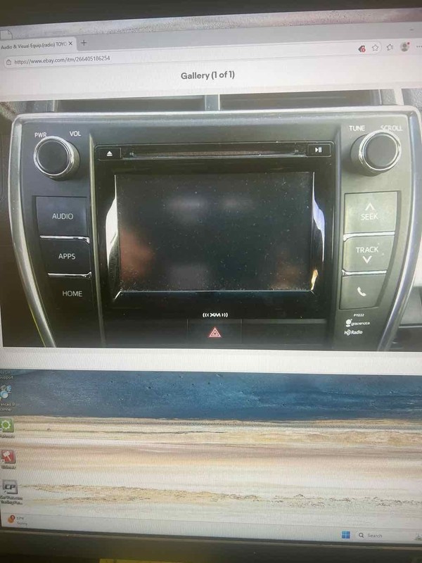 Audio & Visual Equip.(radio) TOYOTA CAMRY 16 17