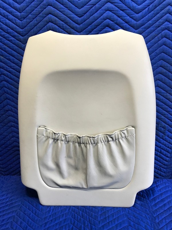 02-10 Lexus SC430 Front Left Driver Seat Back Cover Panel Beige Trim