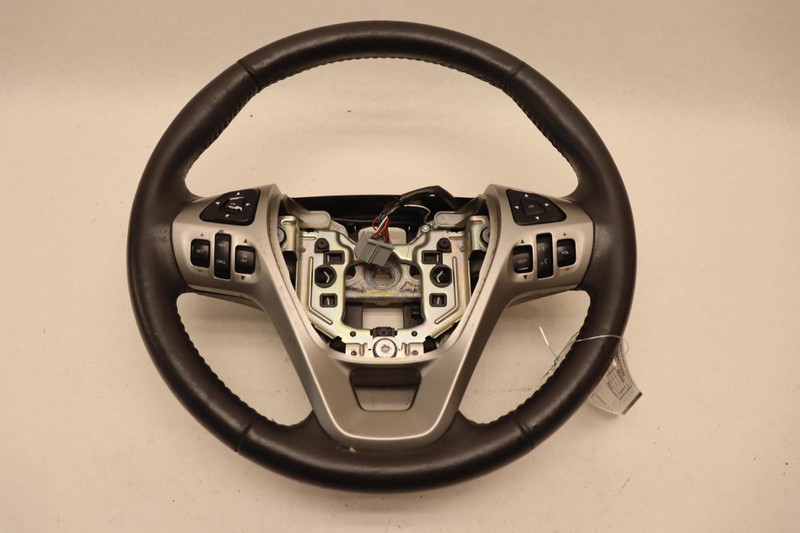 2013-2019 FORD FLEX DRIVER SIDE STEERING WHEEL LEATHER MULTIFUNCTION OEM