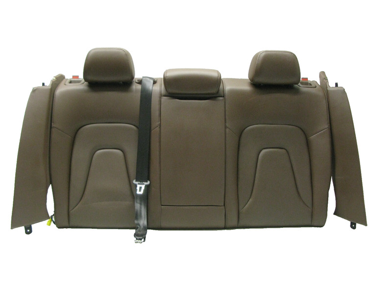 09-16 AUDI B8 A4 SEDAN REAR UPPER SEAT BENCH CUSHION OEM 042622 BROWN