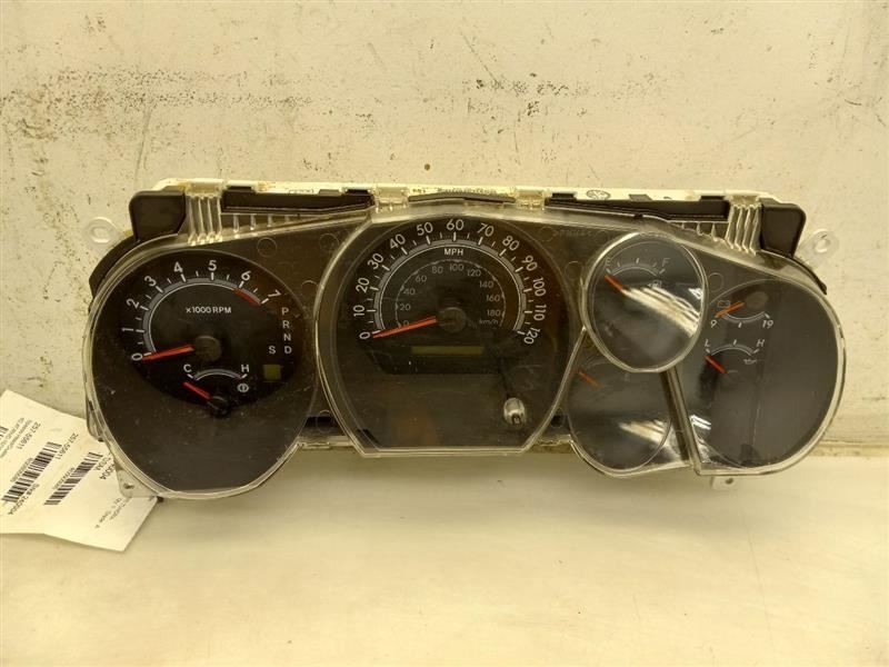 2011 TOYOTA TUNDRA 5.7L RWD AT SPEEDOMETER INSTRUMENT CLUSTER ASSEMBLY