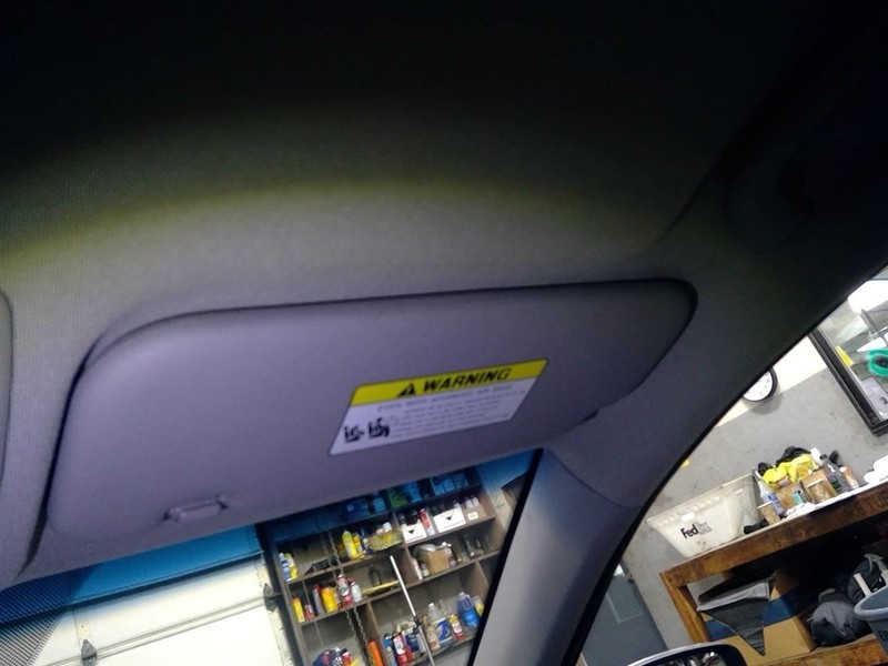 Passenger Sun Visor Without Illumination Fits 14-17 ACCENT 1717893