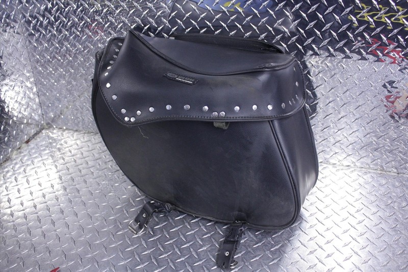 07 HONDA VT 750 C SHADOW LEATHER SIDE SADDLE BAG 6TH GEAR VT750