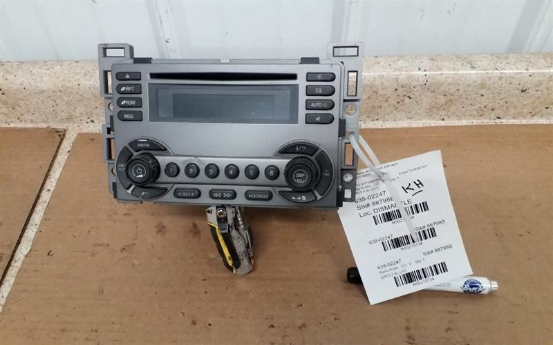 Audio Equipment Radio AM Mono-fm Stereo-cd Player Fits 06 TORRENT 219734