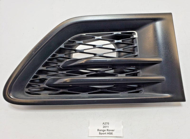 ✅ 10-11 OEM Range Rover Sport HSE L320 Front Right Passenger Fender Grille Black