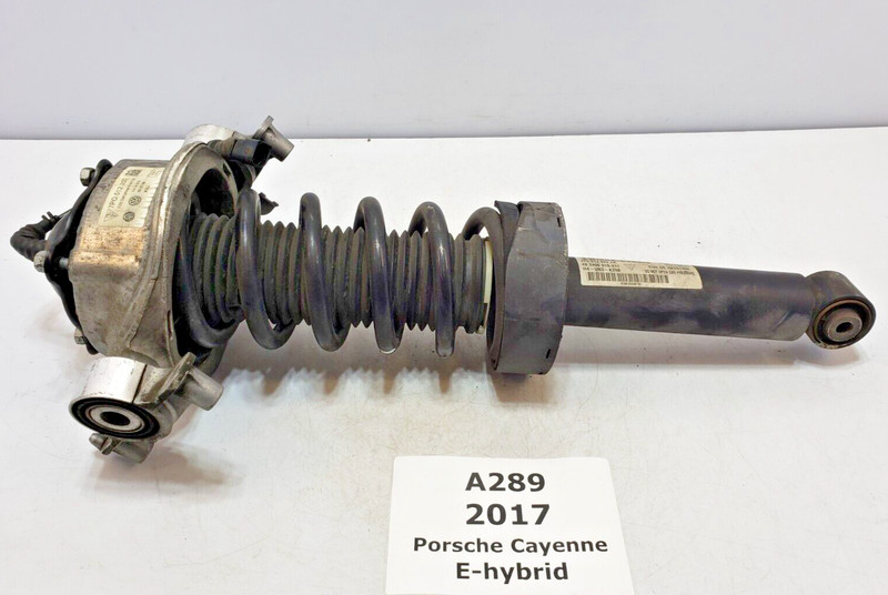✅15-18 OEM Porsche Cayenne 958 E-Hybrid Rear Right Passenger Strut Shock Spring