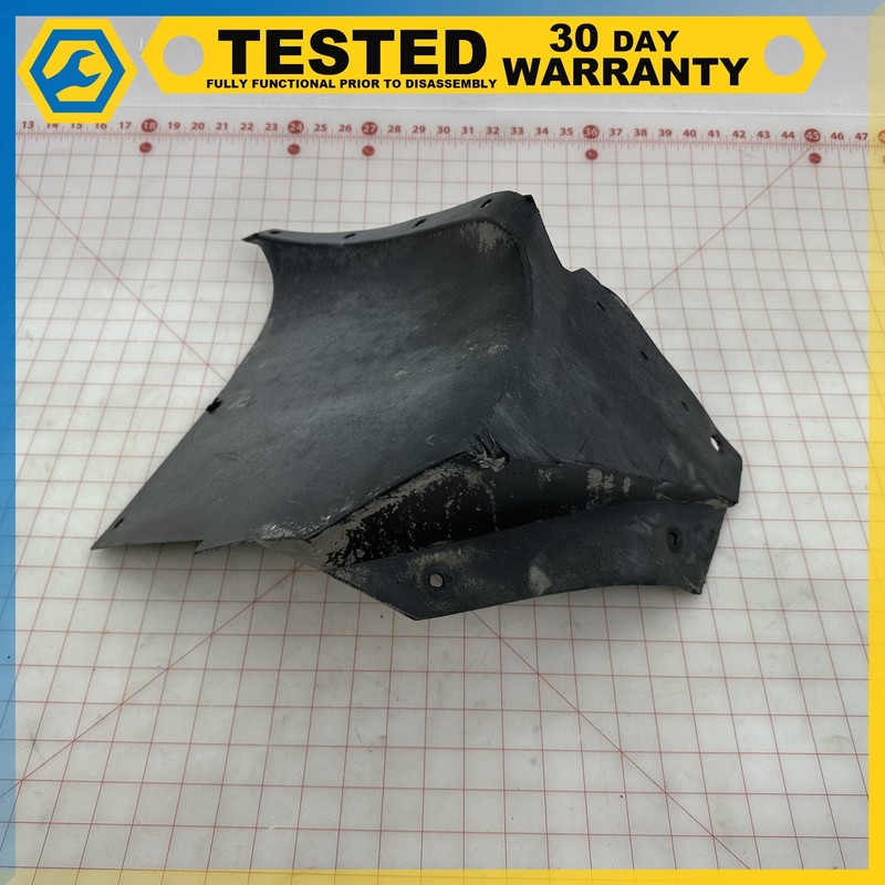 05-13 Corvette C6 FRONT LEFT FENDER LINER MUD FLAP SPLASH GUARD rear section OEM