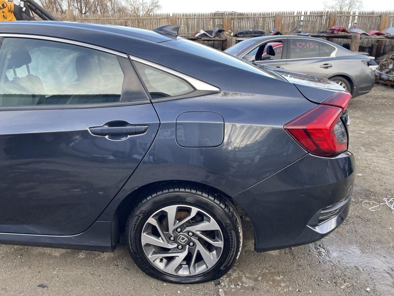 16-21 HONDA CIVIC LEFT QUARTER PANEL REPAINTED GRAY PC:B607M AT FWD 93K EX 63185