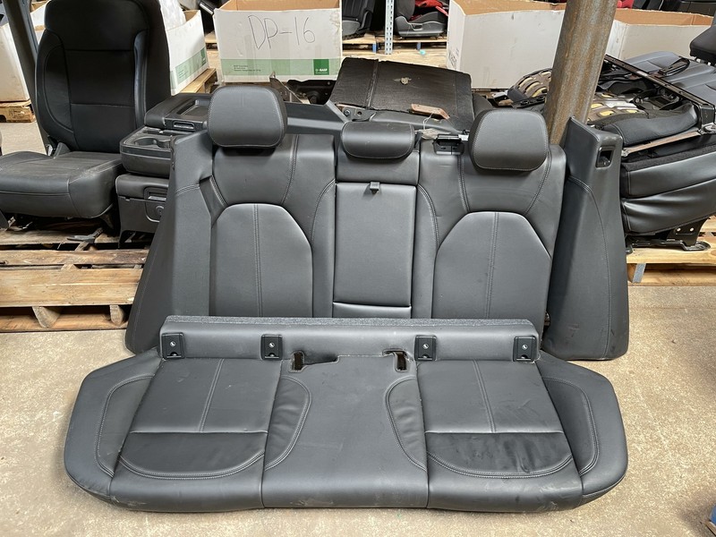 2018-2020 ALFA ROMEO STELVIO REAR SECOND ROW SEAT COMPLETE LEATHER BLACK OEM