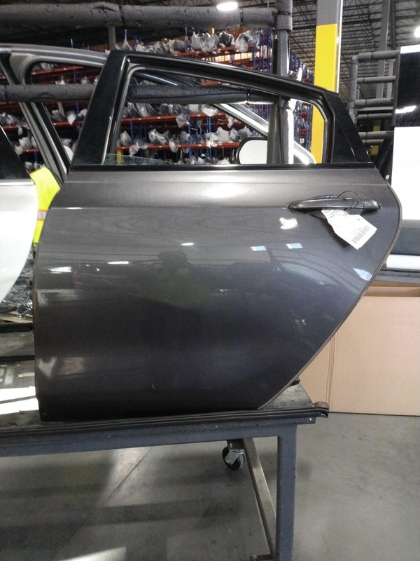 2016 Dodge Dart Left Rear Door Grey - Good Condition, No Rust, 84000 Miles