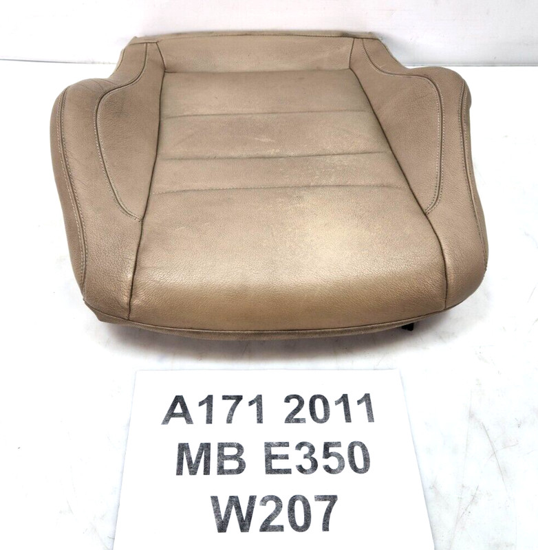✅ 11-17 OEM Mercedes W207 E350 E550 Front Right Lower Bottom Seat Cushion Beige