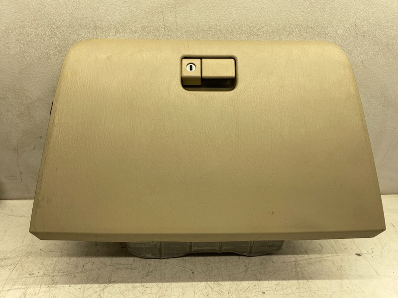 2004-2007 TOYOTA HIGHLANDER GLOVE COMPARTMENT STORAGE BOX ASSEMBLY TAN OEM
