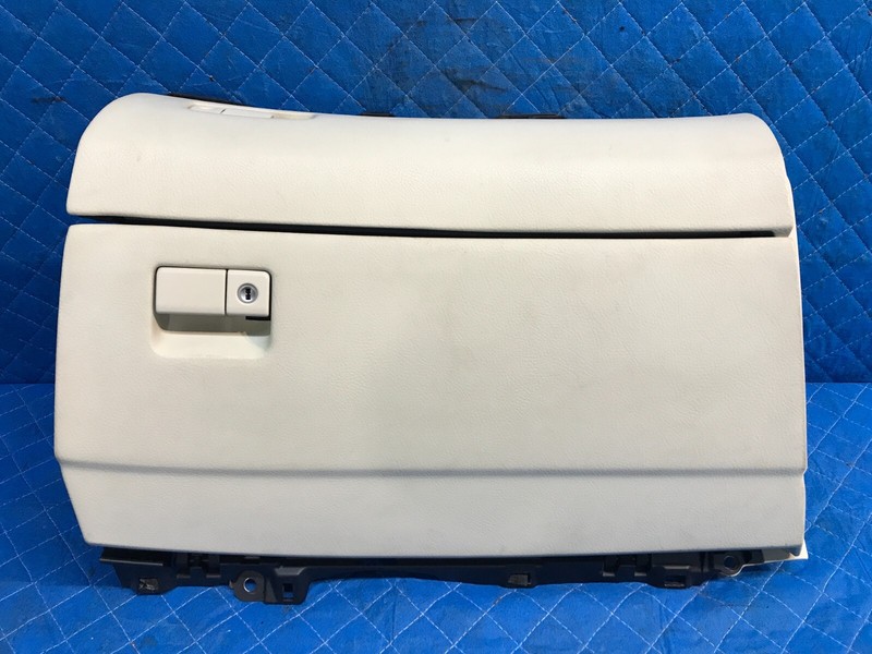 01 - 03 LEXUS LS430 UPPER & LOWER GLOVE STORAGE COMPARTMENT BOX IVORY OEM LK03