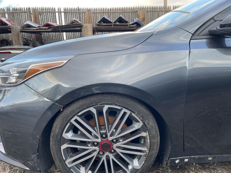 2019-2024 KIA FORTE LEFT FENDER GRAY PC:KDG 1.6L AT FWD 89K -GT- 63927
