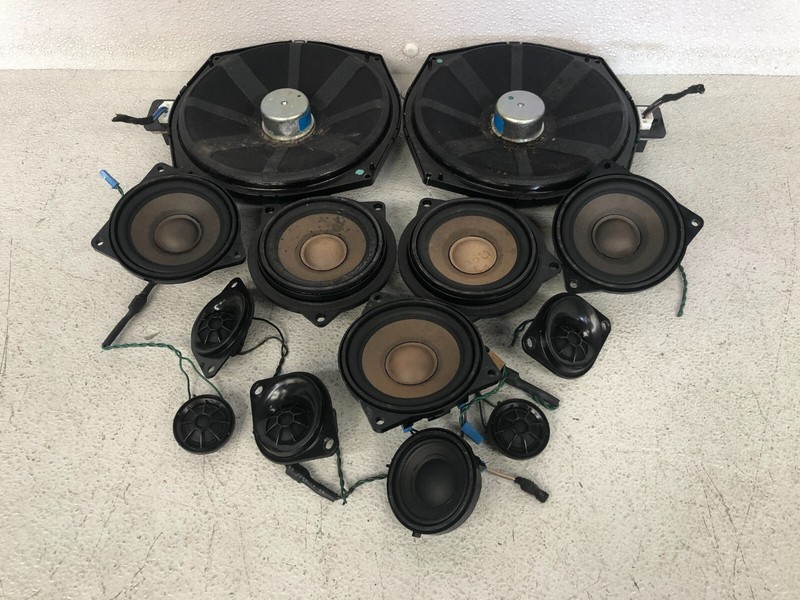 ⭐11-16 BMW 520I 528I 535I F10 SPEAKER TWEETER SUBWOOFER SET OF 13 OEM LOT2282
