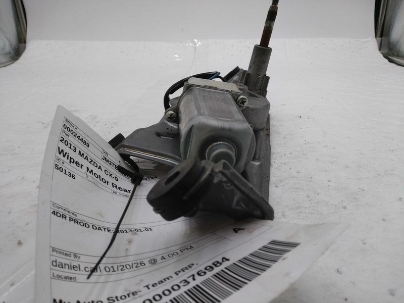 2013 Mazda CX-9 Wiper Motor Linkage OEM Silver 153k Miles NJ25-24489-619282