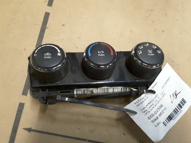 13 14 JEEP COMPASS TEMPERATURE CONTROL AC AUTOMATIC TEMPERATURE CONTROL 147120