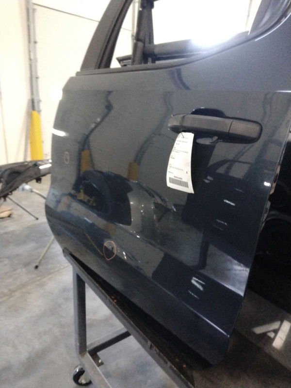 2019 Chevrolet Silverado 1500 Pickup Left Door Blue 107K Miles OEM Used