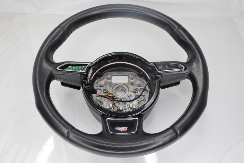 ✅ 12-18 Audi A6 S6 A7 Front Left Driver Side Steering Wheel Black 4G0419091S OEM