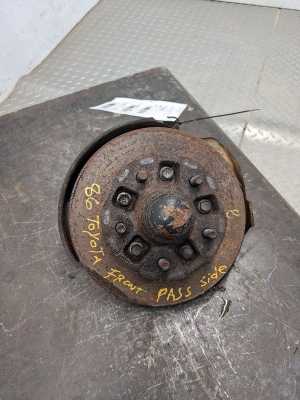 Passenger Front Spindle/Knuckle Knuckle Fits 84-88 TOYOTA PICKUP 1183385