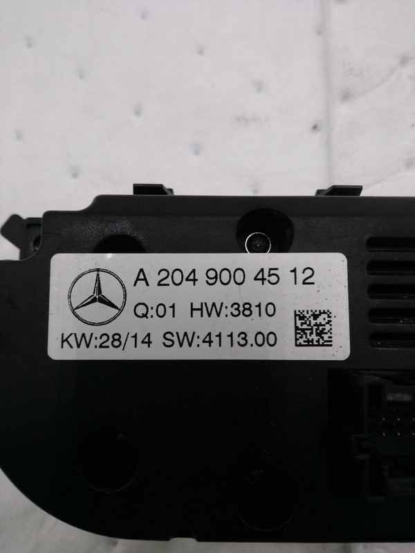 2015 Mercedes-Benz GLK-Class A/C Selector Switch OEM Black 655 2049005905