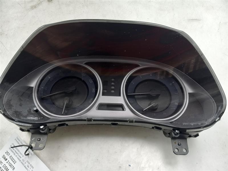 2009 LEXUS IS250 2.5L RWD AT SPEEDOMETER INSTRUMENT CLUSTER