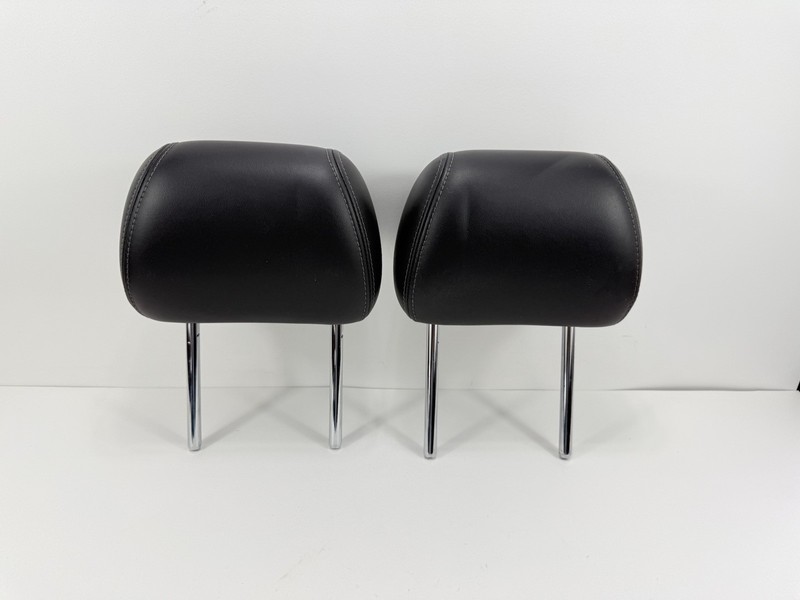 2011-2015 Chevrolet Cruze rear back seat head rest headrest set black leather x2