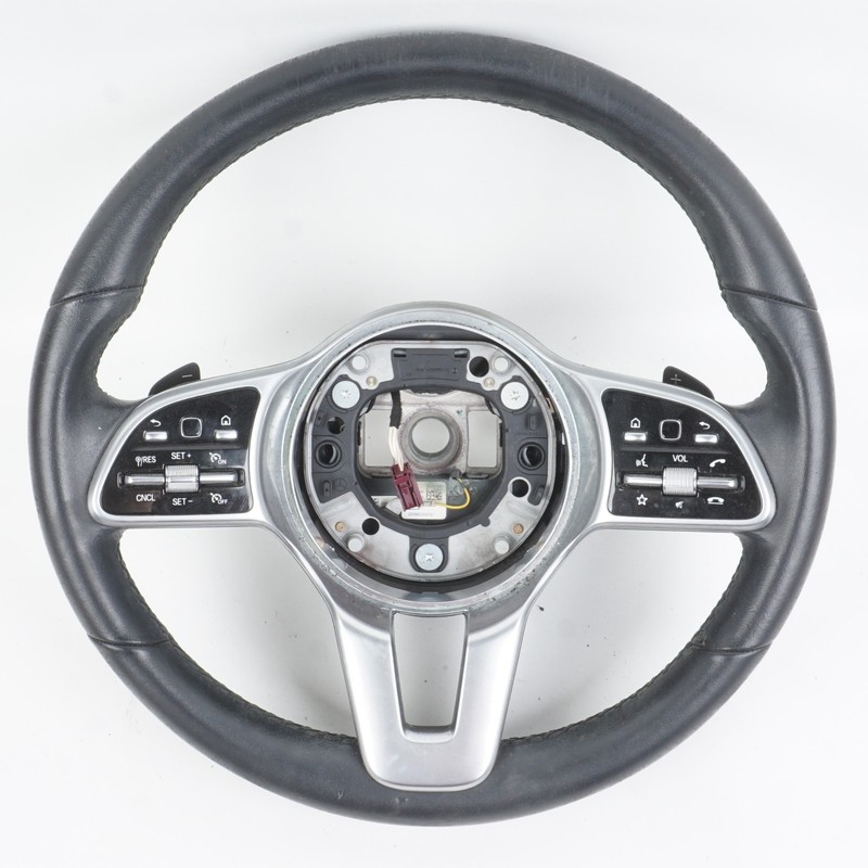 2022 - 2024 MERCEDES EQB350 X243 STEERING WHEEL W/ SWITCHES & SHIFT PADDLES OEM