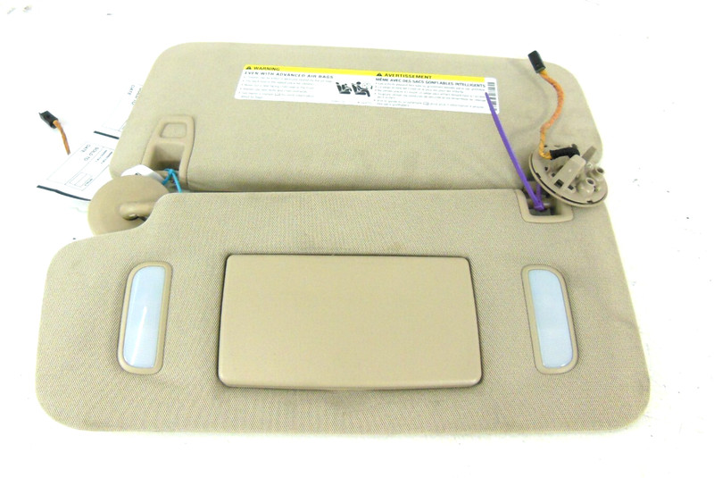 2011 11 Saab 9-5 Sun Visor W/ Mirror Pair Left Right LH RH OEM