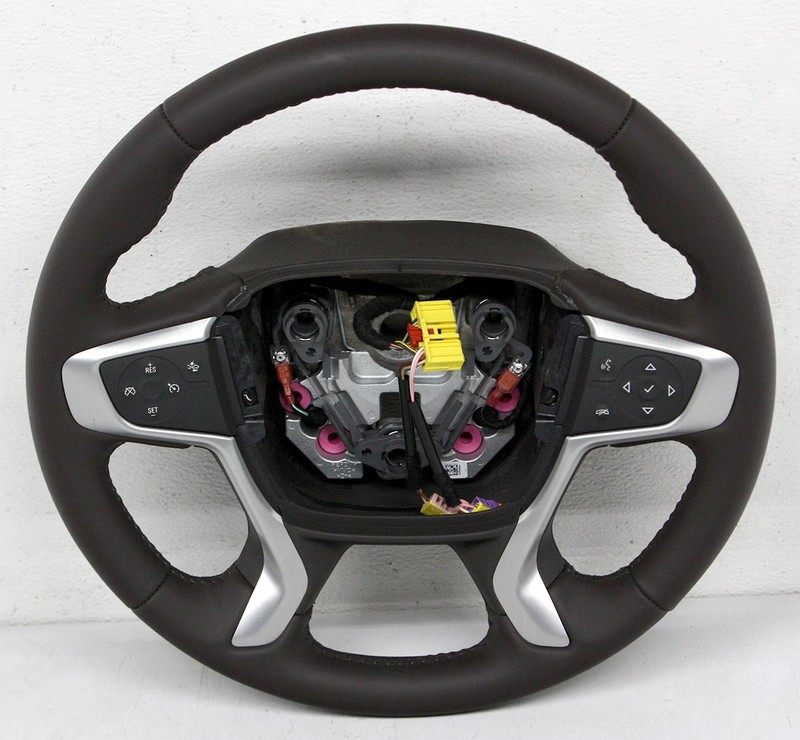 OEM Steering Wheel For GMC Acadia Cocoa Leather 84994084