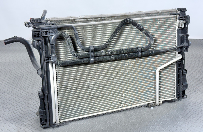 ✅ 2012-16 Mercedes SLK250 OEM ENGINE COOLING RADIATOR A/C CONDENSER ASSEMBLY 71K