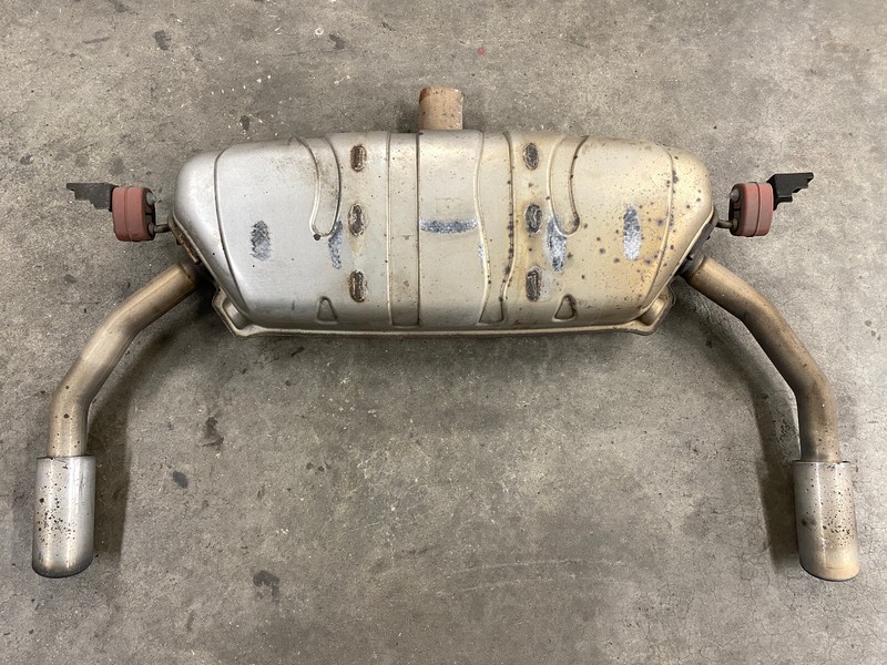 2015-2016 AUDI A3 REAR EXHAUST MUFFLER ASSEMBLY OEM LOT701