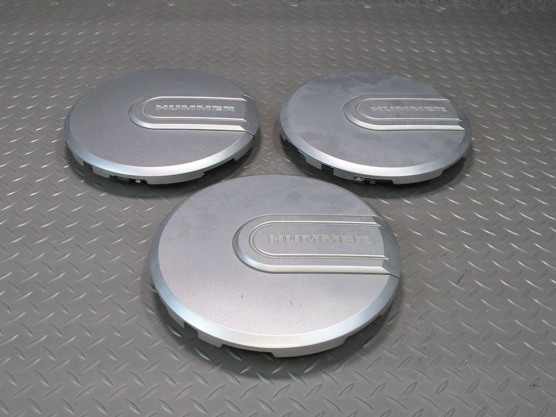 2008-2009 HUMMER H2 R17 17" WHEEL HUB CENTER CAP COVER SET OF 3