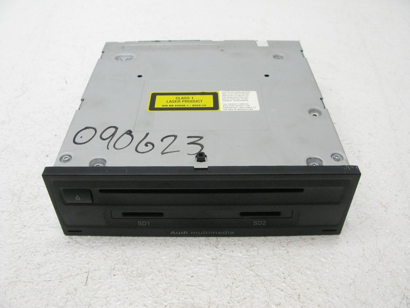 09-11 AUDI C6 A6 S6 MMI GPS NAVIGATION CD DRIVE HEAD UNIT SD CARD OEM 090623