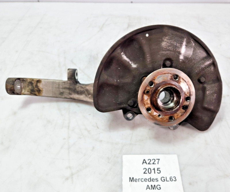 ✅ 12-19 OEM Mercedes X166 GL63 AMG AWD Front Right Passenger Spindle Knuckle Hub