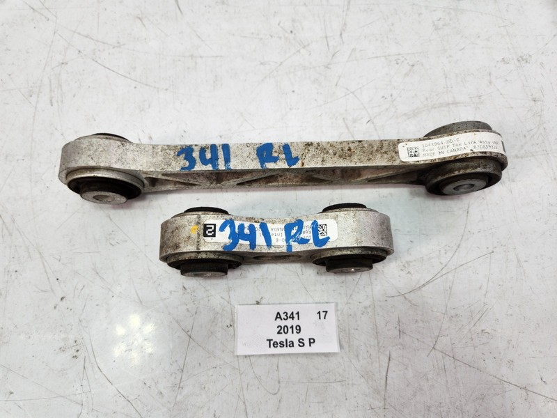 ✅ 12-20 OEM Tesla Model S Rear Left Driver Side Control Arm Toe Link SET